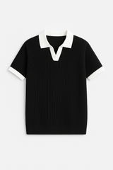 Black Texture Johny Collar