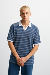 Sky Blue Linora Johny Collar