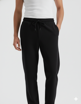 Black Straight Trouser Pant