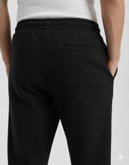 Black Straight Trouser Pant
