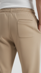 Bundle Straight Trouser Pant (Beige & Black)