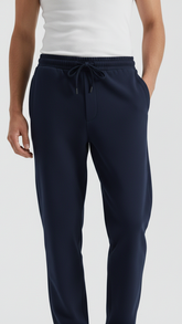 Blue Straight Trouser Pant