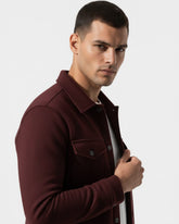 Maroon Suede Jacket