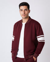 Maroon Zipper jacket