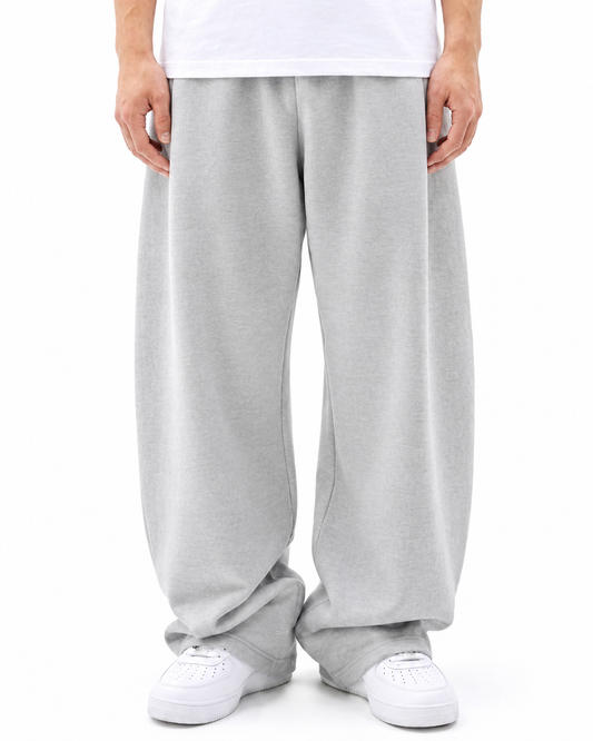 Heather Grey Baggy Trouser