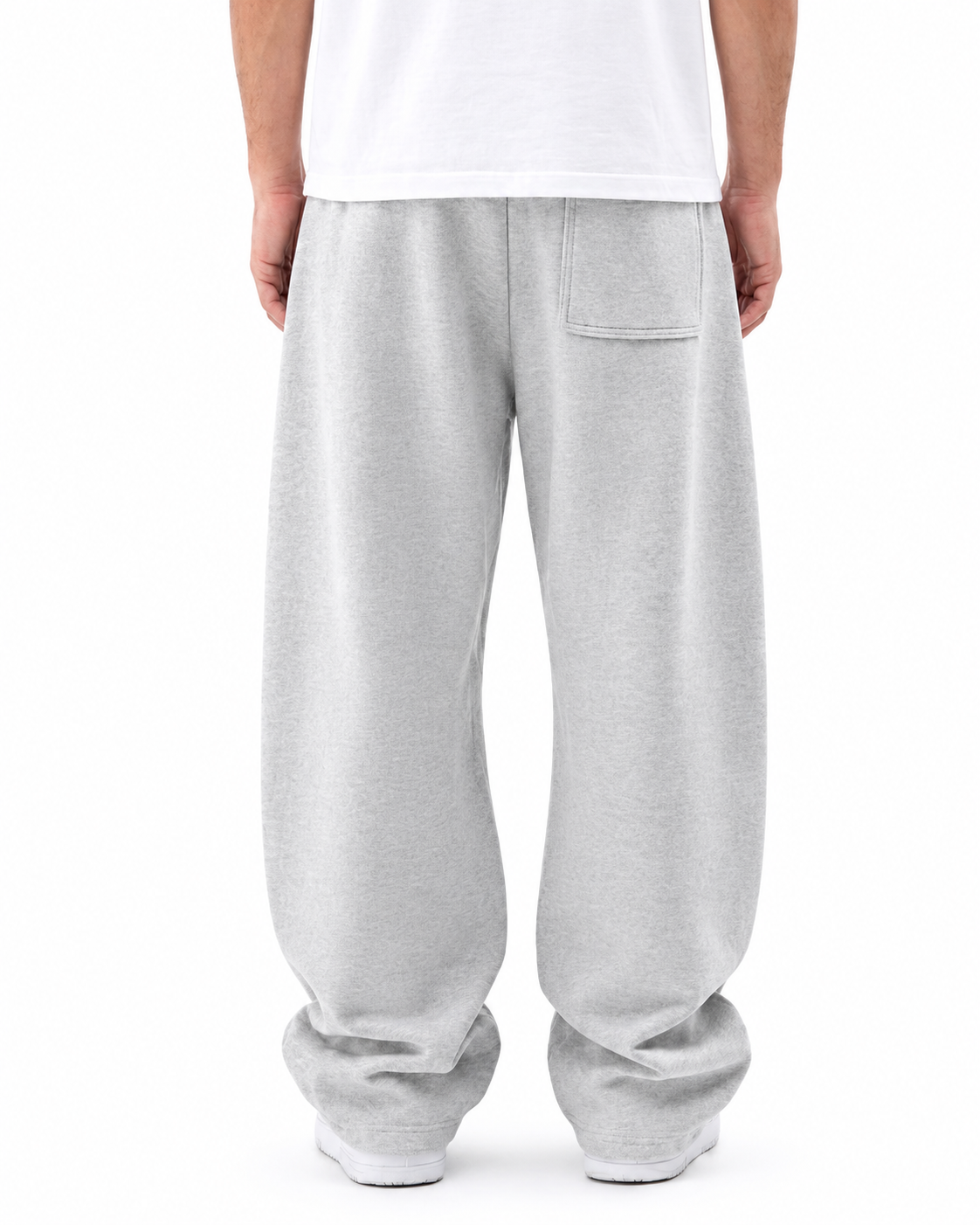 Heather Grey Baggy Trouser