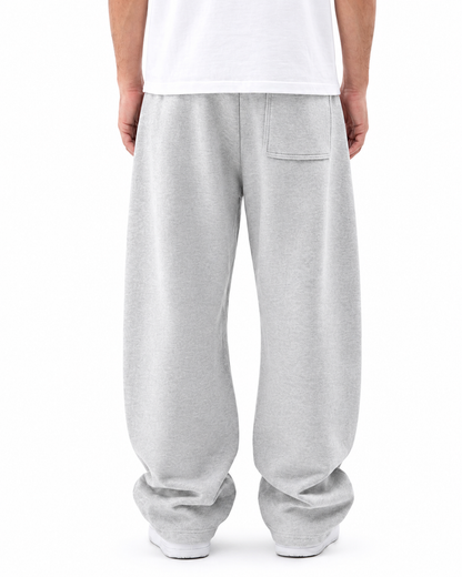 Heather Grey Baggy Trouser