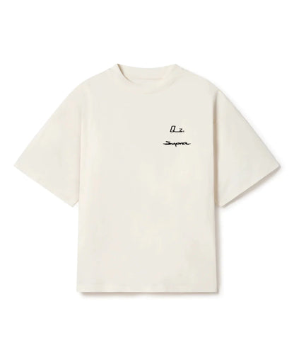 Toyota Supra 1994 Oversized Boxy-Fit T-shirt (White)