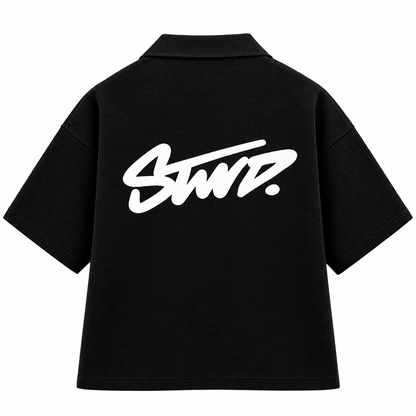 Black STWD Cuban Shirt