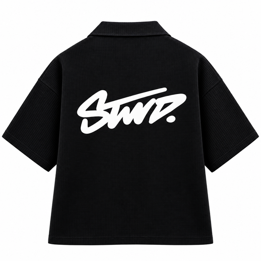 Black STWD Cuban Shirt