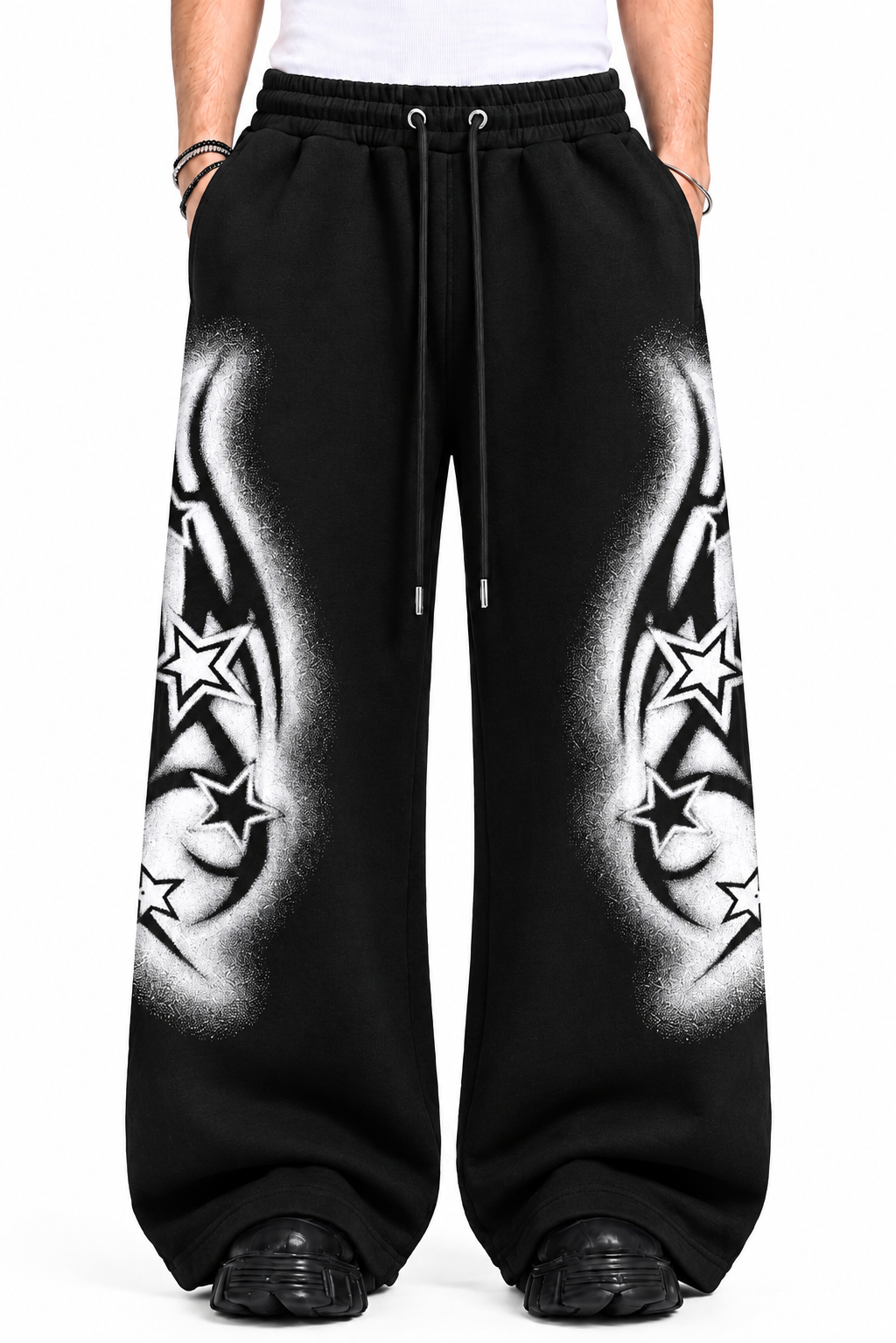 Stardust Black Baggy Trouser