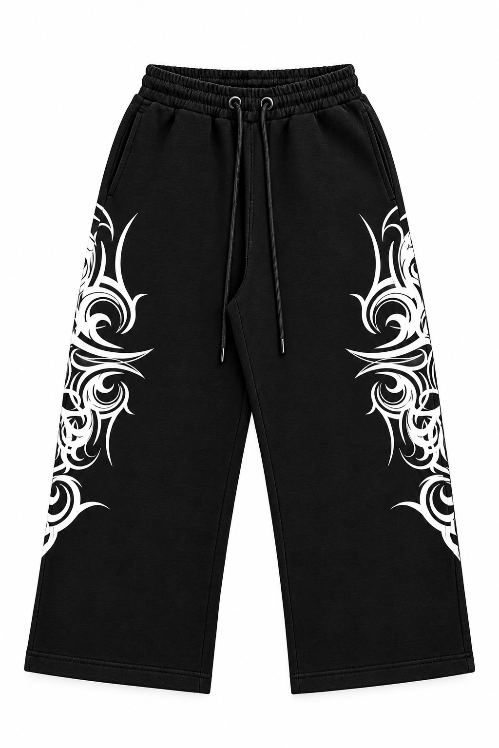 Venom Black Baggy Trouser