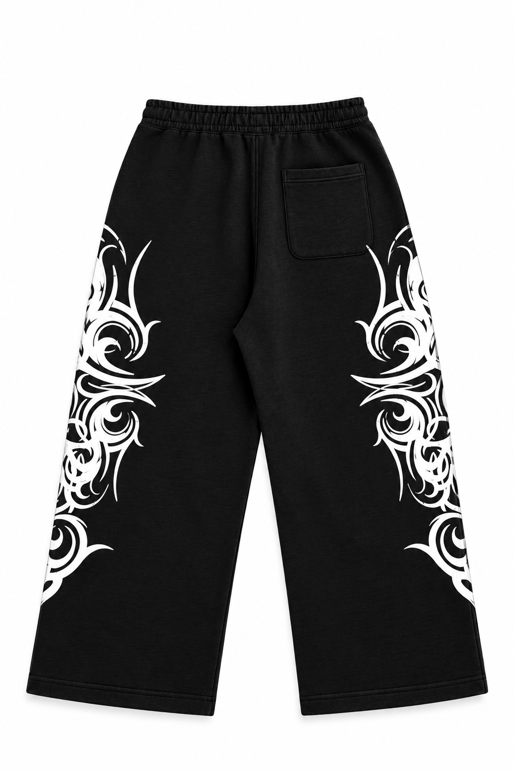 Venom Black Baggy Trouser