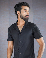 Black Cuban Shirt