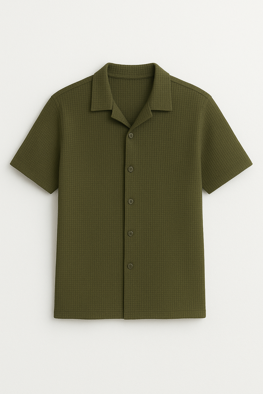 Pair Of 2 Shirt Green & Brown