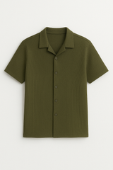 Pair Of 2 Shirt Green & Brown