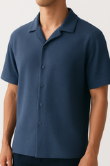 Pale Blue Cuban Shirt