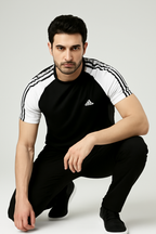 Adidas Black & White Tracksuit