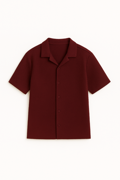 Texture Cuban Shirt
