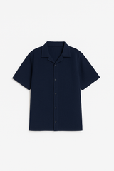 Bundle Pale blue & Black Cuban Shirt