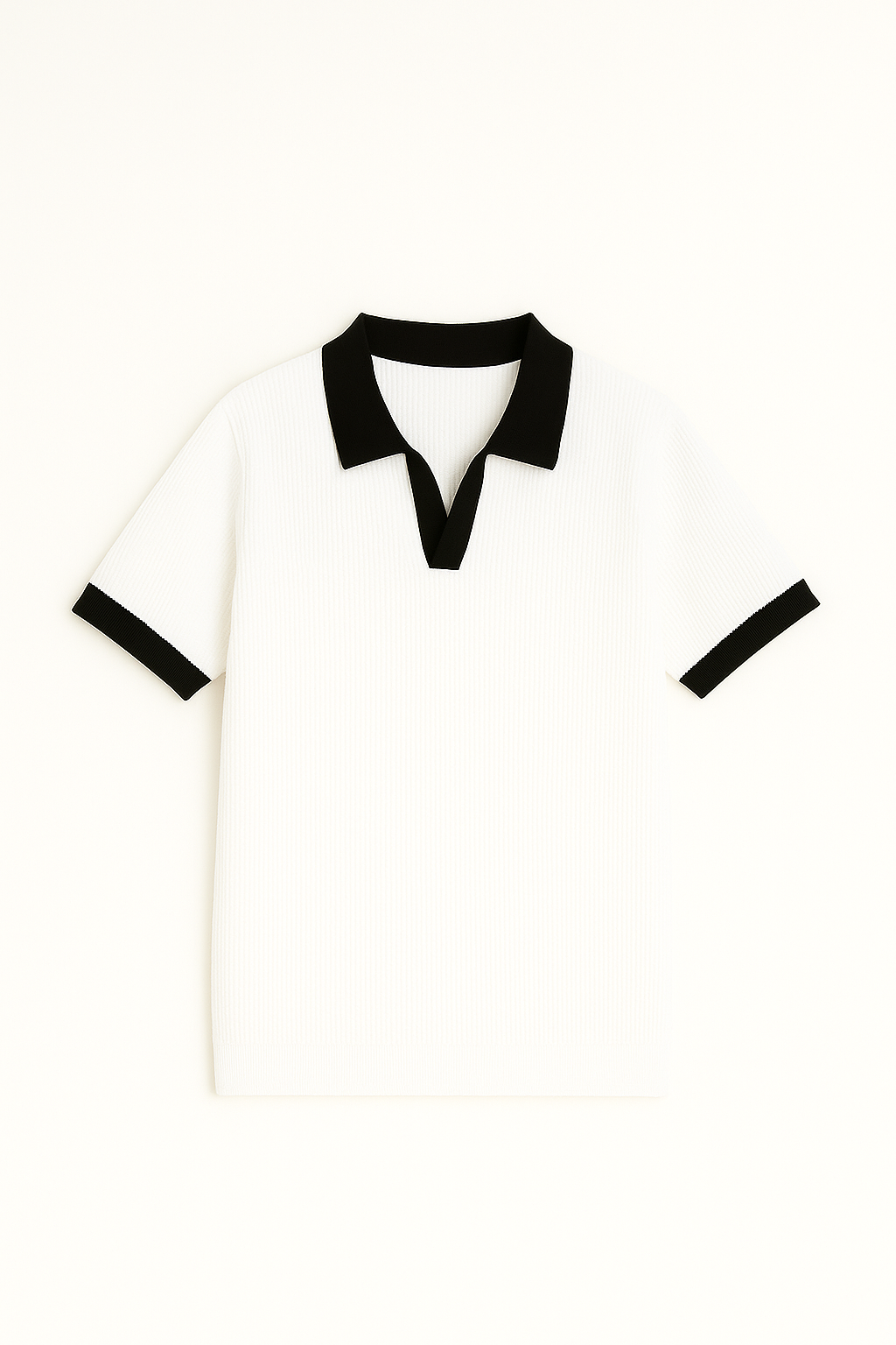 Bundle Pale blue & White Texture Johnny Collar