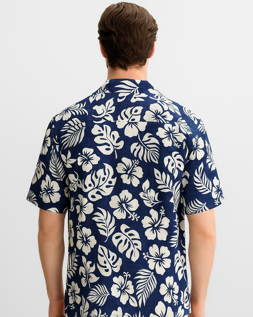 Royal Blue Floral Shirt