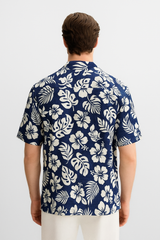Royal Blue Floral