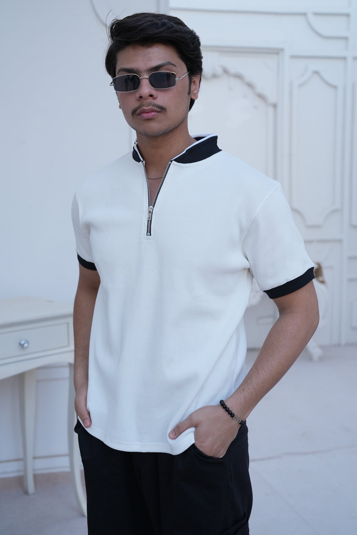 White Zipper Shirt (Launching Soon)