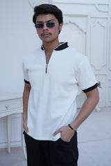 White Zipper Shirt (Launching Soon)