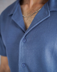 Pale Blue Cuban Shirt