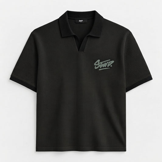 STWD Charcoal Johnny Collar