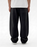 Black Straight Baggy Trouser