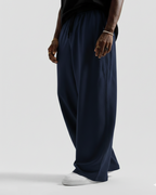 Navy Blue Straight Baggy Trouser
