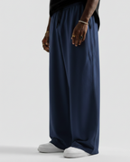 Navy Blue Straight Baggy Trouser