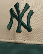NY Green/Khaki-White Suede Cap