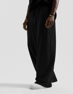 Black Straight Baggy Trouser