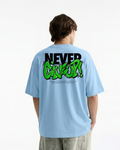 NEVER GIVEUP Oversized Boxy-Fit T-shirt