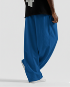 Royal Blue Straight Baggy Trouser