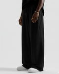 Black Straight Baggy Trouser