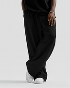 Black Straight Baggy Trouser