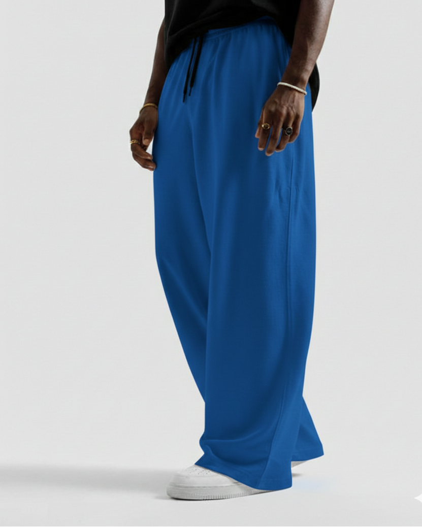 Royal Blue Straight Baggy Trouser
