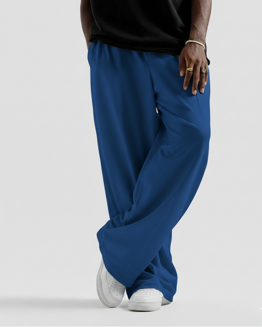 Royal Blue Straight Baggy Trouser