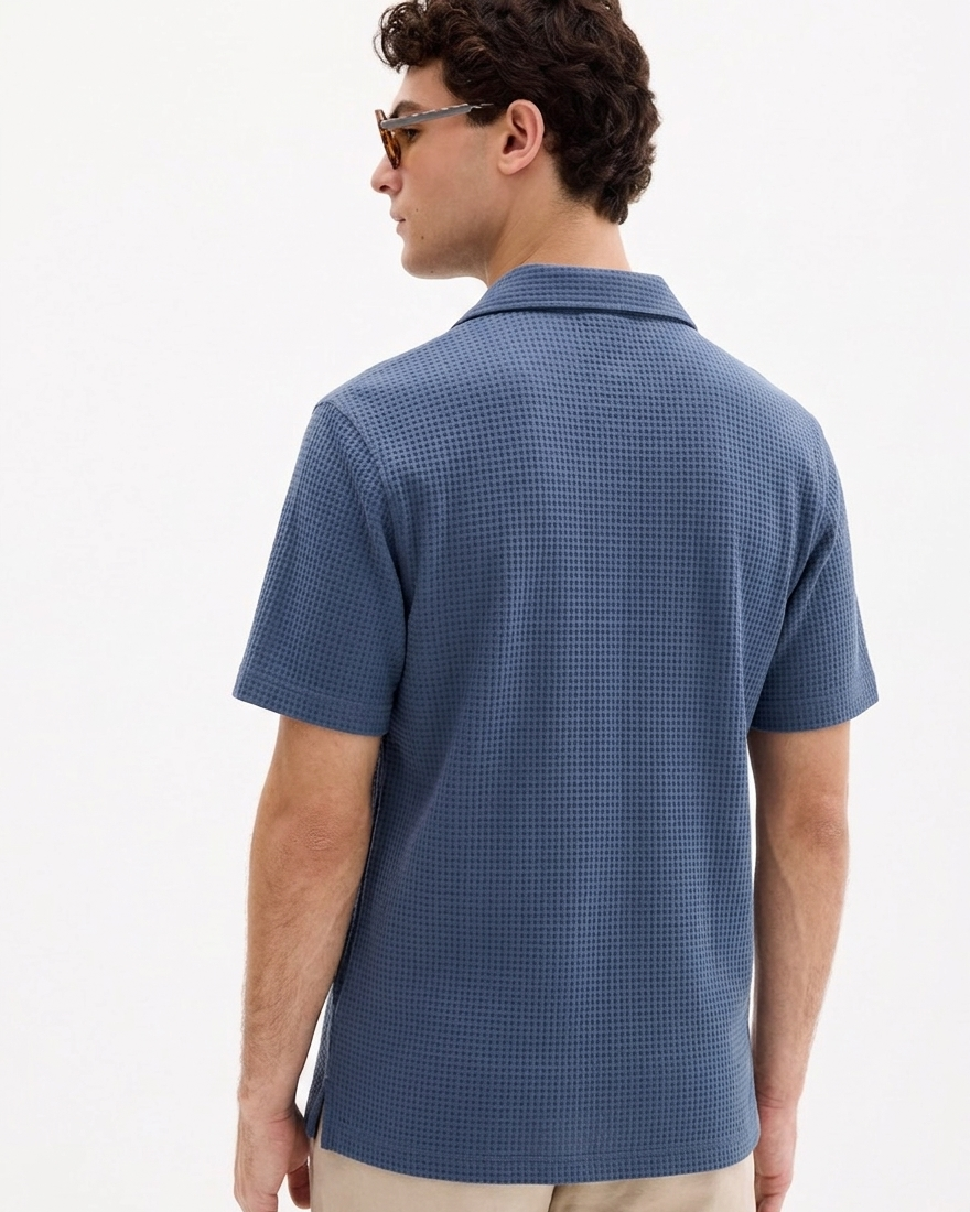 Pale Blue Cuban Shirt