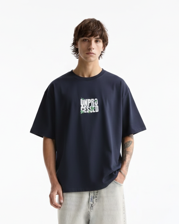 UNPROCESSED Oversized Boxy-Fit T-shirt