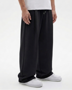 Black Straight Baggy Trouser