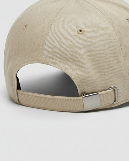 NY Maroon/Khaki-White Suede Cap