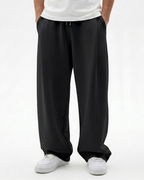 Black Straight Baggy Trouser