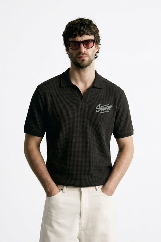 STWD Charcoal Johnny Collar