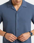 Pale Blue Cuban Shirt