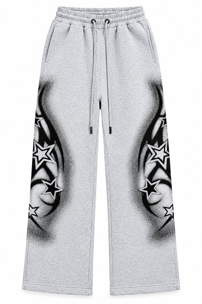 Stardust Heather Grey Baggy Trouser